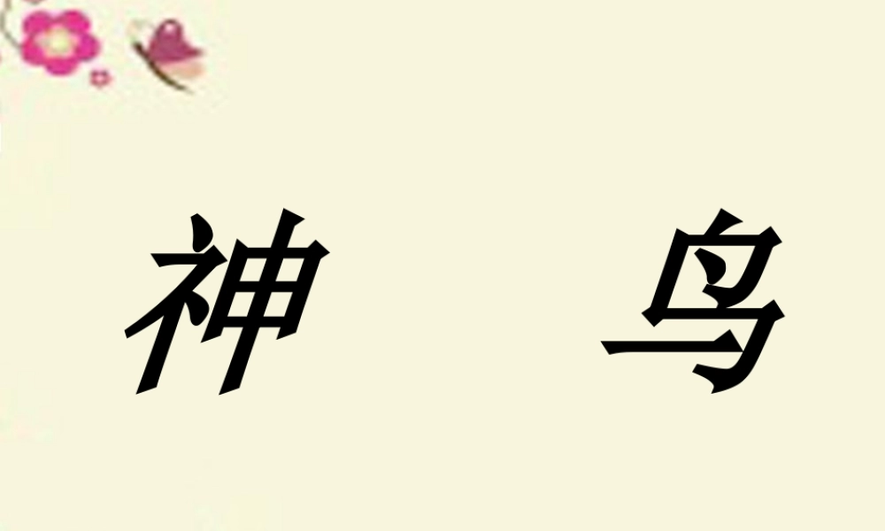 五年级语文下册 第1单元 1《神鸟》课件7 语文S版-语文S版小学五年级下册语文课件