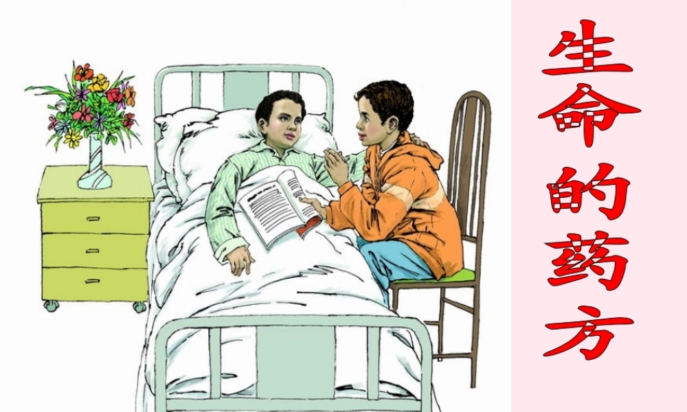 五年级语文下册 第二单元 第5课《生命的药方》课件 西师大版-西师大版小学五年级下册语文课件