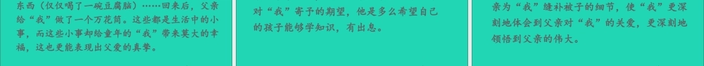 五年级语文上册 第六单元 19《父爱之舟》课件