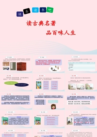 五年级语文下册 第二单元《快乐读书吧：读古典名著，品百味人生》教学课件 新人教版-新人教版小学五年级下册语文课件
