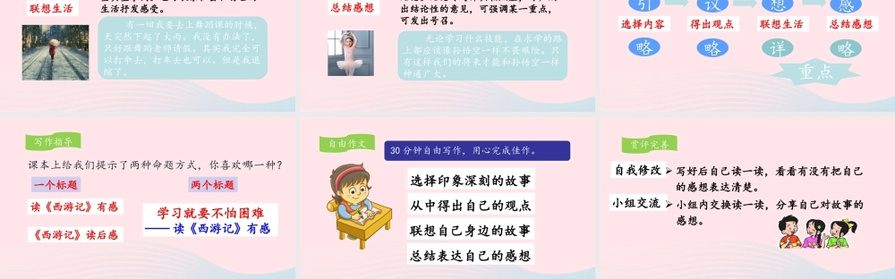 五年级语文下册 第二单元《习作：写读后感》教学课件 新人教版-新人教版小学五年级下册语文课件