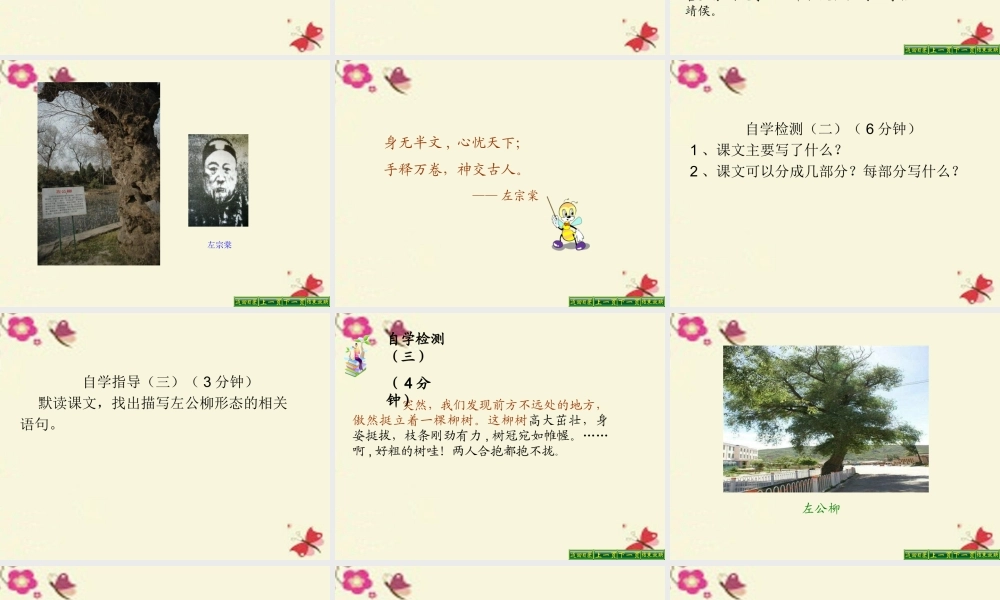 五年级语文下册 第5单元 22《左公柳》课件5 语文S版-语文S版小学五年级下册语文课件