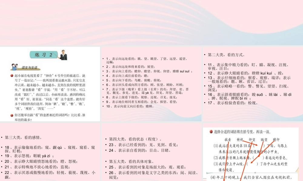 五年级语文下册 第二单元练习课件 苏教版-苏教版小学五年级下册语文课件