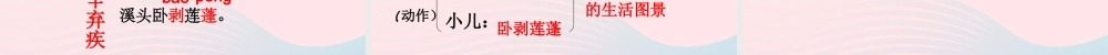 五年级语文下册 第二组 5 古诗词三首《清平乐 村居》教学课件 新人教版-新人教版小学五年级下册语文课件
