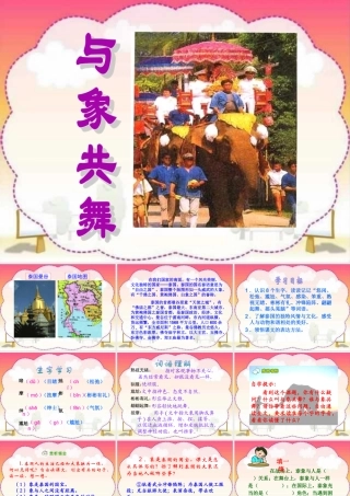 五年级语文下册 第八组 27 与象共舞课件3 新人教版-新人教版小学五年级下册语文课件