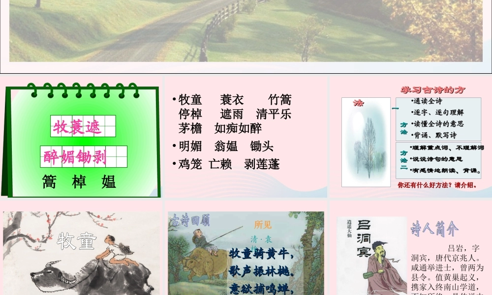 五年级语文下册 第二组 5古诗词三首课件2 新人教版-新人教版小学五年级下册语文课件