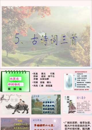 五年级语文下册 第二组 5古诗词三首课件2 新人教版-新人教版小学五年级下册语文课件