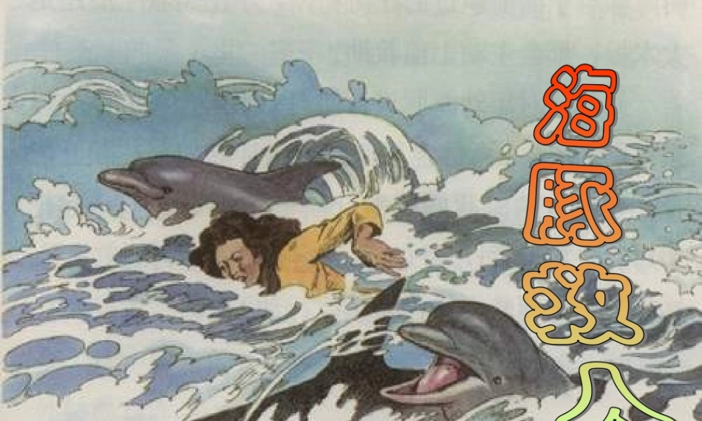 五年级语文下册 第2单元 8《海豚救人》课件7 语文S版-语文S版小学五年级下册语文课件