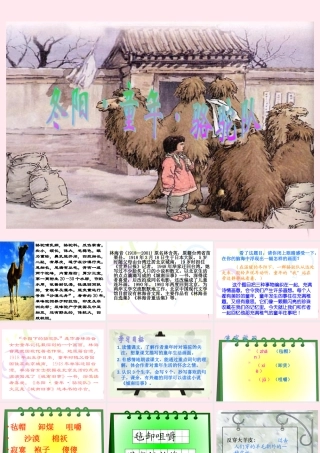 五年级语文下册 第二组 6《 骆驼队》课堂教学课件1 新人教版-新人教级下册语文课件