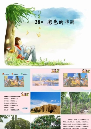 五年级语文下册 第八组 28《彩色的非洲》课堂教学课件2 新人教版-新人教版小学五年级下册语文课件
