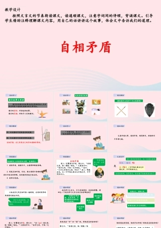 五年级语文下册 第六单元 15 自相矛盾教学课件 新人教版-新人教级下册语文课件