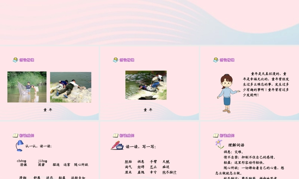 五年级语文下册 第二组 8 童年的发现课件3 新人教版-新人教版小学五年级下册语文课件