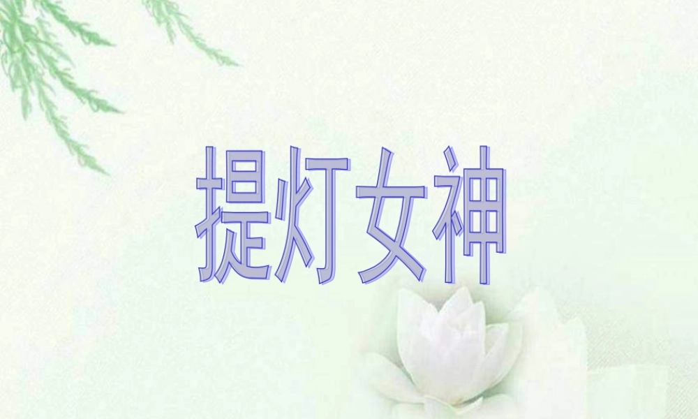 五年级语文下册 第3单元 12《提灯女神》课件7 语文S版-语文S版小学五年级下册语文课件