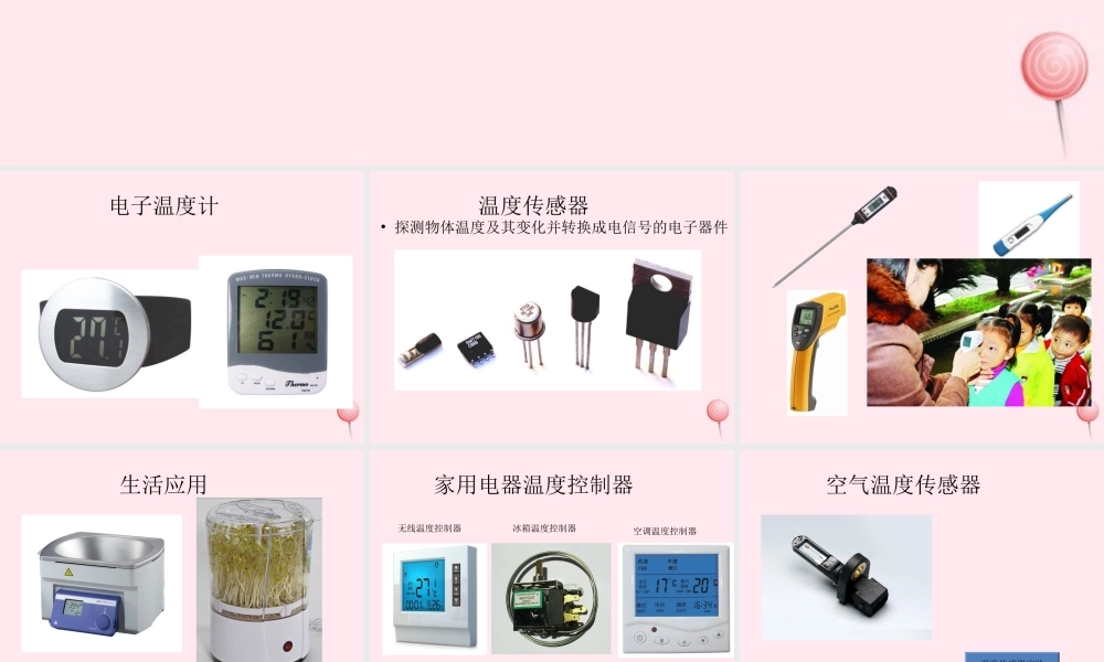 六年级信息技术上册 第3课《电子温度计——温度传感器》课件1 苏科版-苏科版小学六年级上册信息技术课件