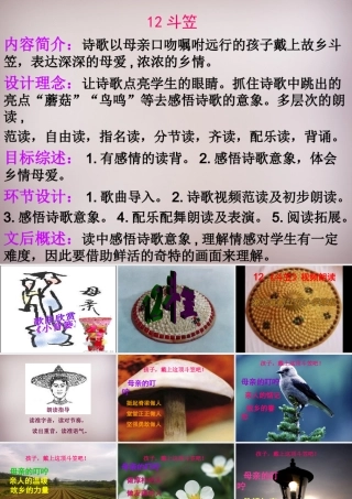 五年级语文上册《斗笠》课件4 语文A版-语文A版小学五年级上册语文课件