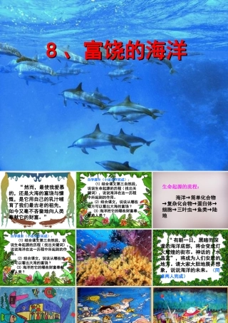 五年级语文上册《富饶的海洋》课件3 语文A版-语文A版小学五年级上册语文课件