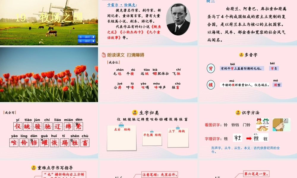 五年级语文下册 第七单元 19 牧场之国精品课件 新人教版-新人教版小学五年级下册语文课件