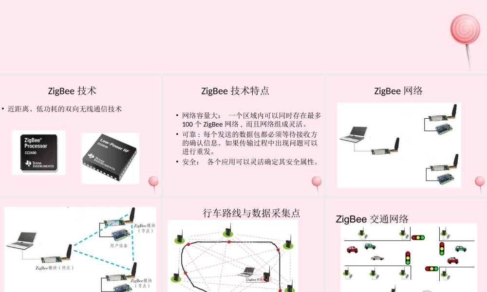 六年级信息技术上册 第10课《智能交通——ZigBee技术》课件2 苏科版-苏科版小学六年级上册信息技术课件