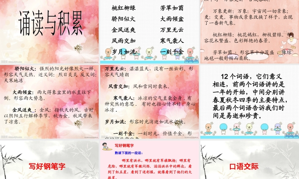 五年级语文下册 第七单元练习课件 苏教版-苏教版小学五年级下册语文课件