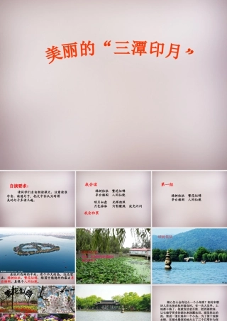 五年级语文上册《美丽的“三潭印月”》课件5 语文A版-语文A版小学五年级上册语文课件