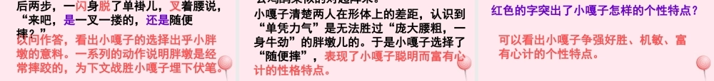 五年级语文下册 第七组 22《人物描写一组》课堂教学课件1 新人教版-新人教版小学五年级下册语文课件