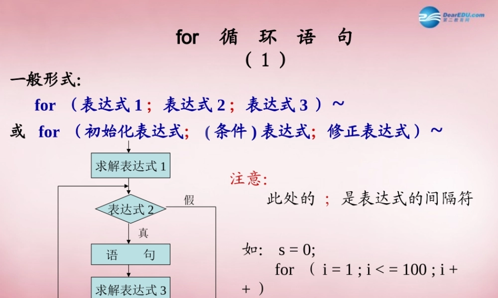 六年级信息技术上册 第15课 循环语句FOR课件1 辽师大版（三起）