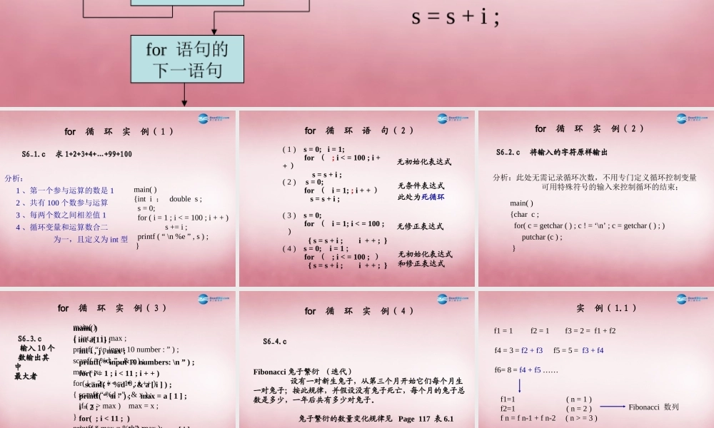 六年级信息技术上册 第15课 循环语句FOR课件1 辽师大版（三起）