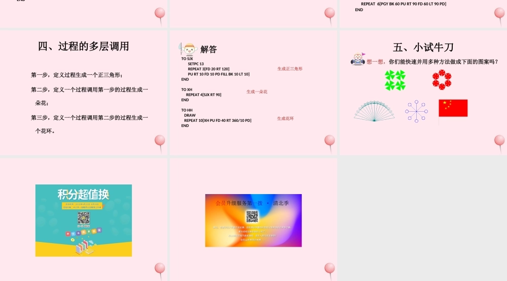 六年级信息技术上册 第二单元 简单的Logo过程 第7课《编辑Logo过程》课件2 新人教版（三起）-新人教版小学六年级上册信息技术课件