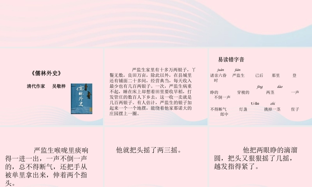 五年级语文下册 第七组 22人物描写一组课件2 新人教版-新人教版小学五年级下册语文课件