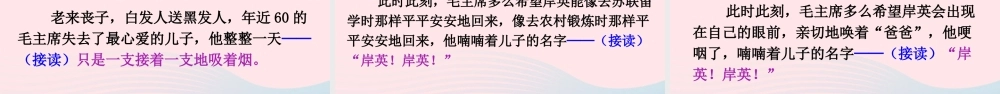 五年级语文下册 第四单元 10 青山处处埋忠骨配套课件 新人教版-新人教版小学五年级下册语文课件