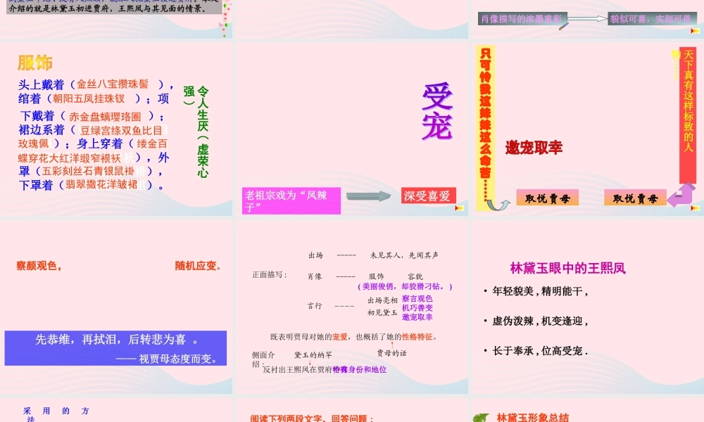 五年级语文下册 第七组 22人物描写一组课件4 新人教版-新人教版小学五年级下册语文课件