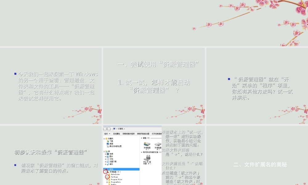 六年级信息技术上册 第二课《再探磁盘和文件夹的秘密》课件 川教版-川教版小学六年级上册信息技术课件