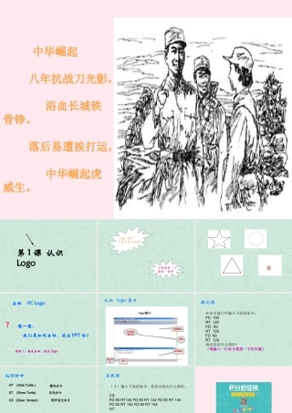 六年级信息技术上册 第一单元 画简单的图形 第1课《认识LOGO》课件1 新人教版（三起）-新人教版小学六年级上册信息技术课件