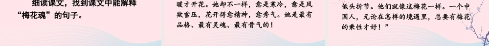 五年级语文下册 第一单元 4 梅花魂课件 新人教版-新人教版小学五年级下册语文课件