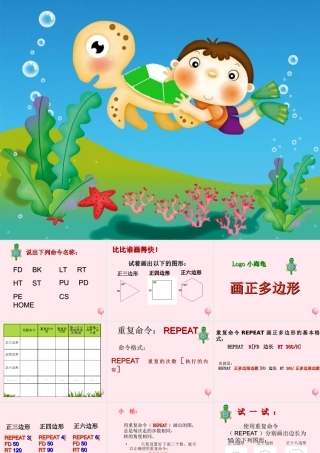 六年级信息技术上册 第一单元 画简单的图形 第3课《画正多边形》课件2 新人教版（三起）-新人教版小学六年级上册信息技术课件