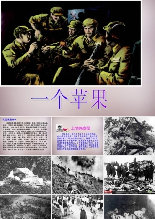 五年级语文上册《一个苹果》课件1 语文A版-语文A版小学五年级上册语文课件