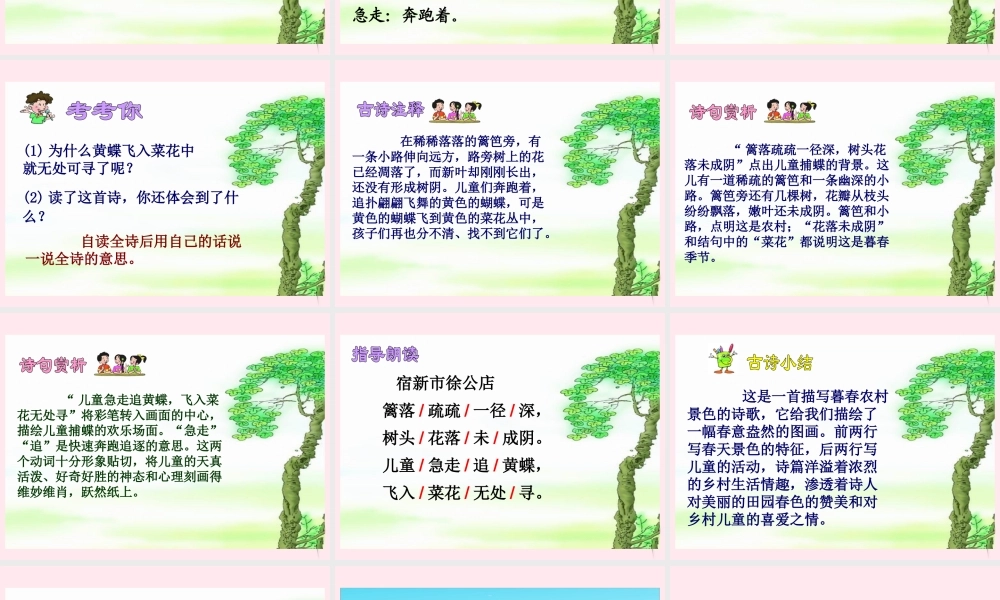 五年级语文下册 第一单元 第5课《古诗两首 宿新市徐公店》课件 苏教版-苏教版小学五年级下册语文课件