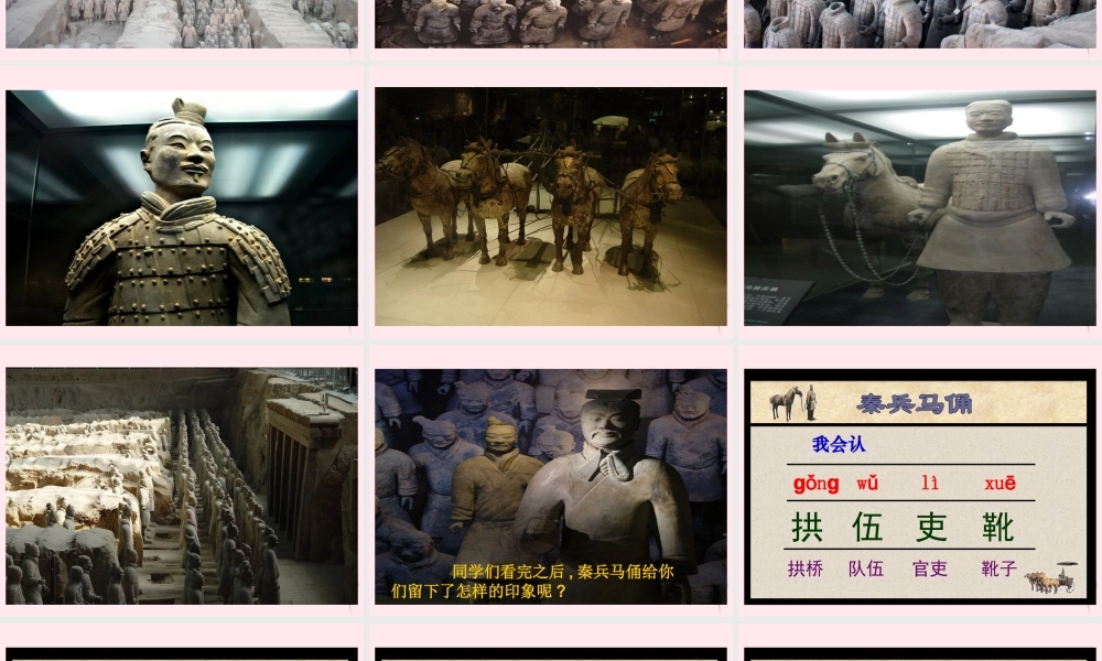 五年级语文下册 第四单元 第14课《秦兵马俑》课件 苏教版-苏教版小学五年级下册语文课件