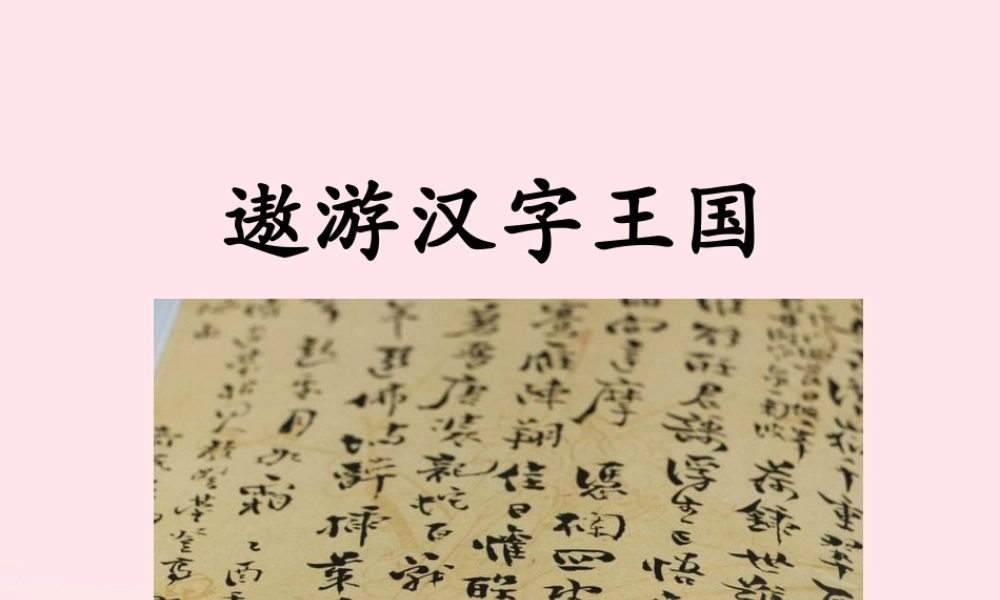 五年级语文下册 第三单元 遨游汉字王国教学课件 新人教版-新人教版小学五年级下册语文课件