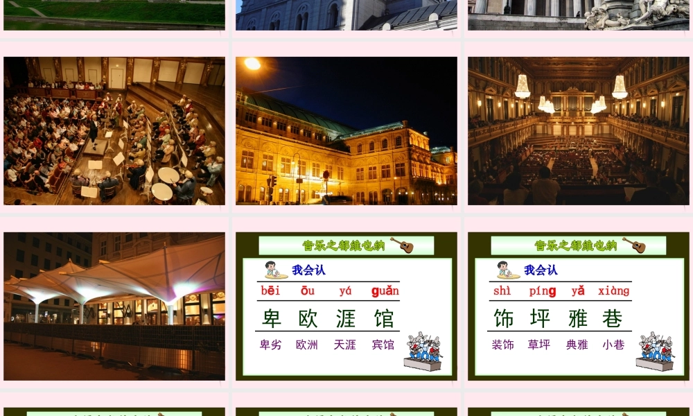 五年级语文下册 第四单元 第16课《音乐之都维也纳》课件 苏教版-苏教版小学五年级下册语文课件