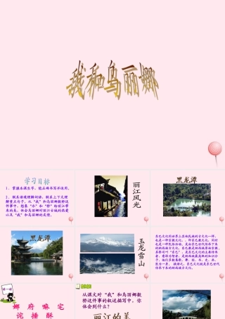 五年级语文下册 第三单元 第10课《我和乌丽娜》课件 西师大版-西师大版小学五年级下册语文课件