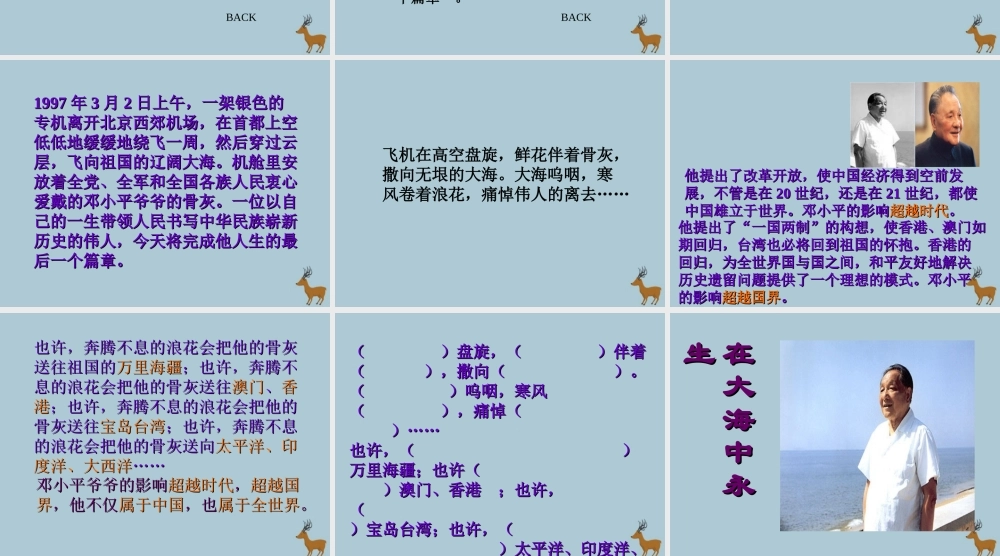 五年级语文上册 第四单元 13 在大海中永生教学课件 苏教版-苏教版小学五年级上册语文课件