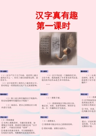 五年级语文下册 第三单元《汉字真有趣》第一课时课件 新人教版-新人教版小学五年级下册语文课件