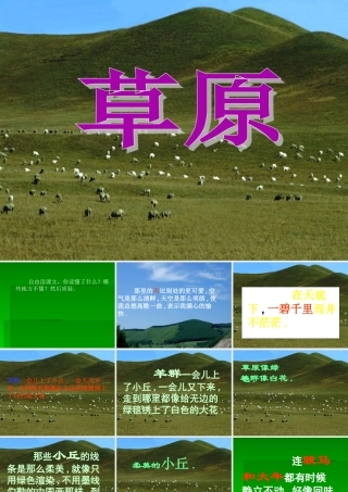 五年级语文下册 第一组 1 草原课件5 新人教版-新人教版小学五年级下册语文课件