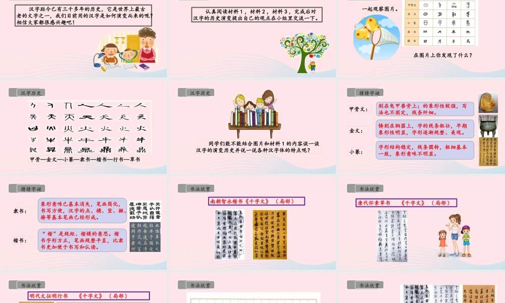 五年级语文下册 第三单元《我爱你，汉字》教学课件 新人教版-新人教版小学五年级下册语文课件