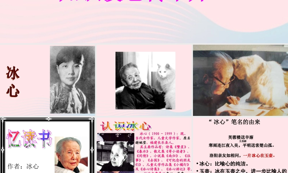 五年级语文下册 2《书》忆读书课件1 北师大版-北师大版小学五年级下册语文课件