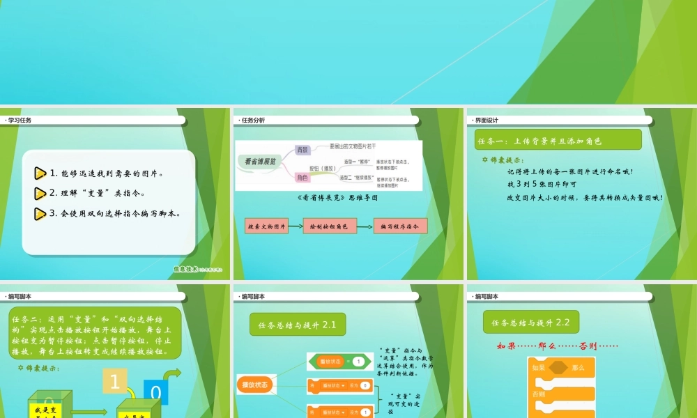 六年级信息技术下册 第6课 看省博展览课件 南方版-人教版小学六年级下册信息技术课件