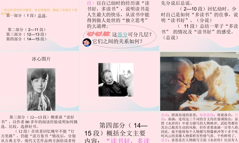 五年级语文下册 2《书》忆读书课件2 北师大版-北师大版小学五年级下册语文课件