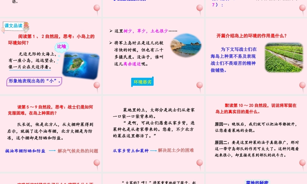 五年级语文上册 第四单元 15 小岛课件 新人教版-新人教级上册语文课件