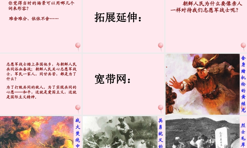 五年级语文下册 第四组 14《再见了，亲人》课堂教学课件2 新人教版-新人教版小学五年级下册语文课件